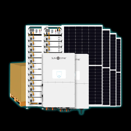 Installed 100kW Sunsynk Solar System - 10 Year System Warranty