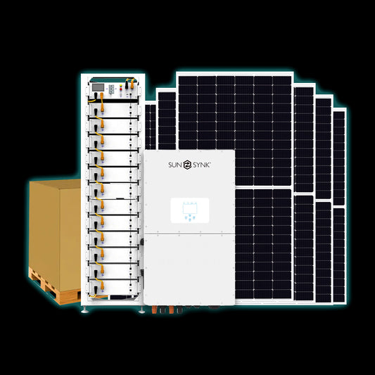 Installed 50kW Sunsynk Solar System - 10 Year System Warranty