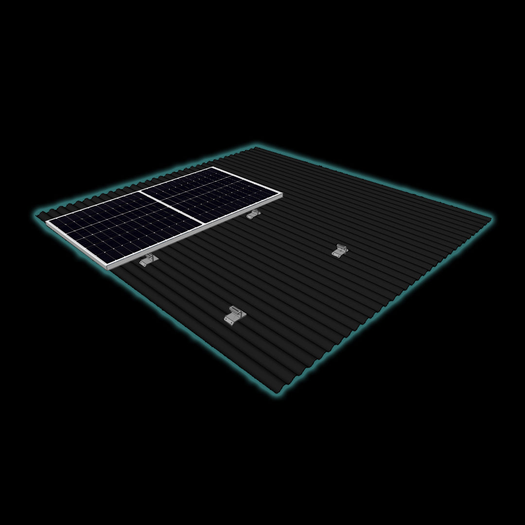 Corrugated Roof | PV Roof Mounting Structure - Railless