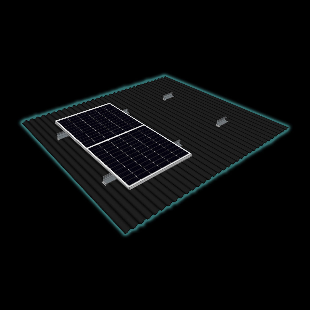 Corrugated Roof | PV Roof Mounting Structure - Railless