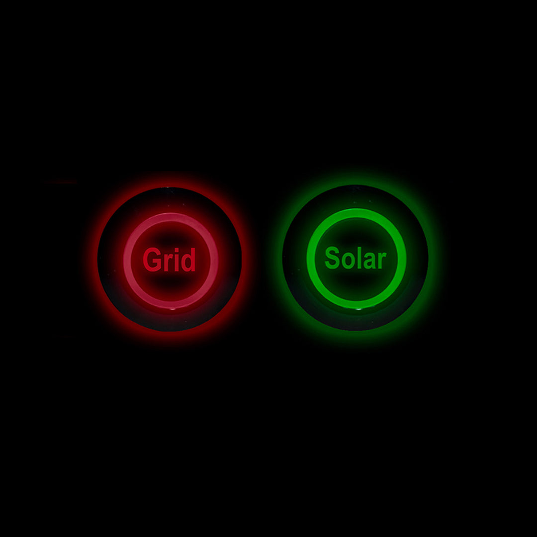 Twin Set Pilot Lights 220V Red & Green - Indicates Grid & Solar Online - Haultron | Only Good Energy